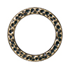 TierraCast : Link - 19mm, 14.3mm Hole, Large Hammertone Ring, Brass Oxide