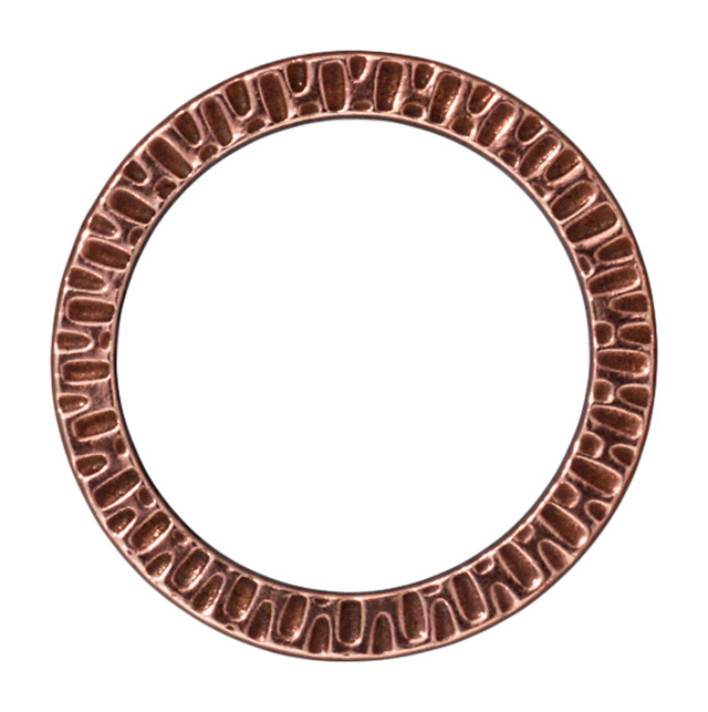 TierraCast : Link - Radiant 1 1/4" Ring, Antique Copper