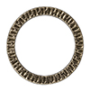 TierraCast : Link - Radiant 1 1/4" Ring, Brass Oxide