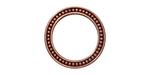 TierraCast : Link - 1" Beaded Ring, Antique Copper