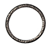 TierraCast : Link - Hammertone 1.25" Ring, Black