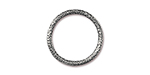 TierraCast : Link - 1.25" Hammertone Ring, Antique Pewter