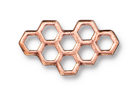 TierraCast : Link - Honeycomb, Antique Copper