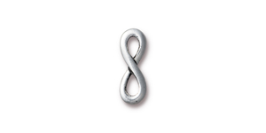 TierraCast : Link - Small Infinity, Antique Silver