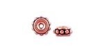 TierraCast : Bead - 6 mm Beaded, Antique Copper