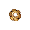 TierraCast : Bead Cap - 4 mm Scalloped, Antique Gold