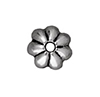 TierraCast : Bead Cap - 5 mm Petal, Antique Silver