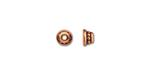 TierraCast : Bead Cap - 4 mm Beaded, Antique Copper
