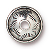 TierraCast : Bead - 10.5 x 6mm, 2mm Hole, Western, Antique Silver