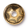 TierraCast : Bead - 10.5 x 6mm, 2mm Hole, Western, Antique Gold