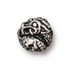 TierraCast : Bead - 8mm Dragon, Antique Silver