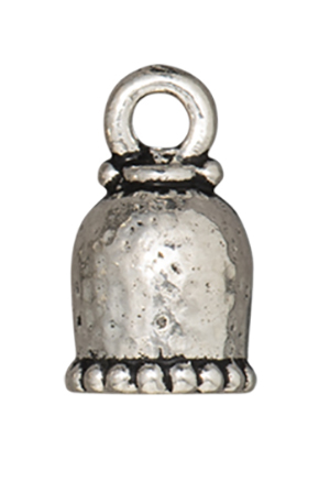 TierraCast : Cord End - 6mm Palace, Antique Silver