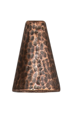 TierraCast : Cone - 16mm Hammertone, Antique Copper