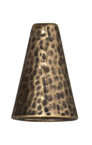 TierraCast : Cone - 16mm Hammertone, Brass Oxide