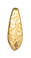 TierraCast : Bead - Hammertone Dagger, Gold