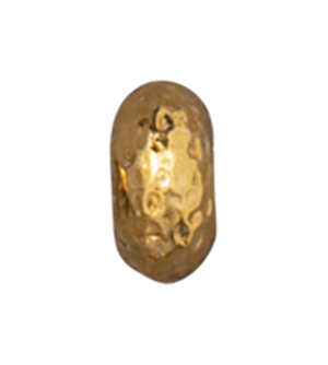 TierraCast : Bead - 7mm Hammertone Rondelle, Gold