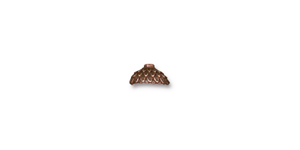 TierraCast : Bead Cap - Acorn, Antique Copper