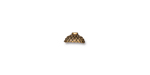 TierraCast : Bead Cap - Acorn, Antique Gold