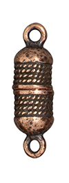 TierraCast : Magnetic Clasp Set -Rope, Antique Copper