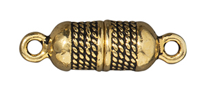 TierraCast : Magnetic Clasp Set - Rope, Antique Gold