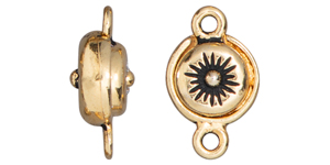 TierraCast : Magnetic Clasp Set - Starburst, Antique Gold