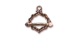 TierraCast : Clasp Set - Cathedral, Antique Copper