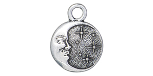 TierraCast : Charm - Starry Night with SS9, Antique Silver
