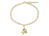 TierraCast : Bracelet - Adjustable 9" Chain, Sea Turtle, Antique Gold
