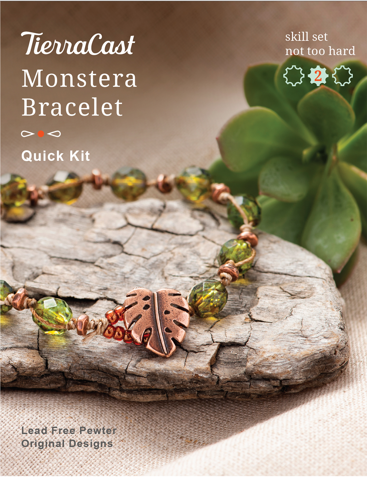 TierraCast : Kit - Monstera Bracelet