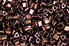 TOHO Triangle 3/0 Tube 2.5" : Dk Bronze
