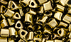 TOHO Triangle 3/0 Tube 2.5" : Antique Bronze