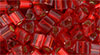 TOHO Triangle 5mm Tube 2.5" : Silver-Lined Siam Ruby