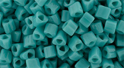 TOHO Triangle 8/0 Tube 2.5" : Opaque Turquoise