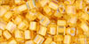 TOHO Triangle 8/0 : Inside-Color Jonquil/Opaque Yellow-Lined