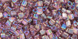 TOHO Triangle 11/0 : Transparent Rainbow Lt Amethyst