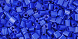 TOHO Triangle 11/0 Tube 2.5" : Opaque Navy Blue