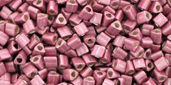 TOHO Triangle 11/0 : Galvanized-Matte Vintage Rose