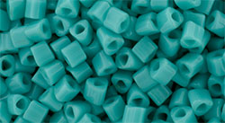 TOHO Triangle 11/0 Tube 2.5" : Opaque Turquoise