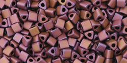 TOHO Triangle 11/0 Tube 2.5" : Matte-Color Mauve Mocha