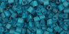 TOHO Triangle 11/0 : Transparent Frosted Teal