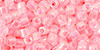 TOHO Hex 8/0 Tube 2.5" : Ceylon Innocent Pink