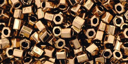 TOHO Hex 8/0 Tube 2.5" : Bronze