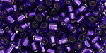 TOHO Hexagon 8/0 : Silver-Lined Purple Poppy