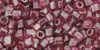 TOHO Hex 8/0 Tube 2.5" : Inside-Color Lt Amethyst/Fuschia-Lined