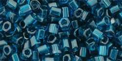 TOHO Hexagon 8/0 : Transparent Capri Blue