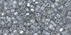TOHO Hexagon 11/0 : Transparent-Lustered Black Diamond