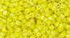 TOHO Hex 11/0 Tube 2.5" : Opaque-Lustered Dandelion