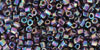 TOHO Hexagon 11/0 : Transparent-Rainbow Smoky Topaz