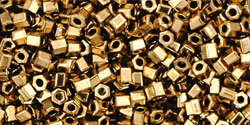 TOHO Hex 11/0 Tube 2.5" : Bronze