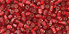TOHO Hexagon 11/0 : Silver-Lined Ruby